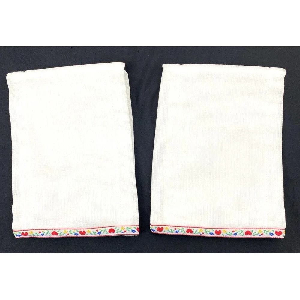 Baby Decorated Burp Cloths Lot of 2